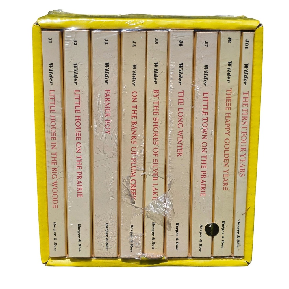 Vintage Little House on the Prairie 9 Book Box Set Sealed Laura Ingalls Wilder - Picture 7 of 7